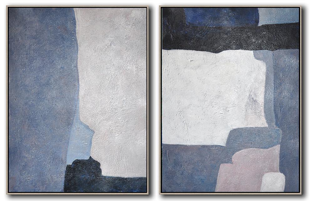 Set of 2 Contemporary Art #S103 - Click Image to Close